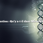 Question : Qu’y a-t-il dans Miracle Gro